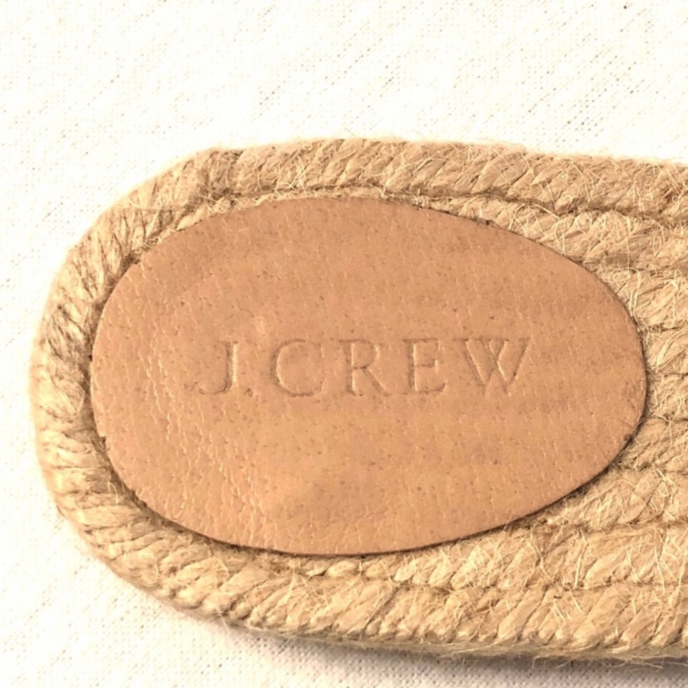 J. Crew Black Espadrille Slides - Picture 5 of 8